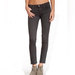 J Brand Dark Wash Gray Skinny Leg Jeans Dare mid Rise Size 27 EUC